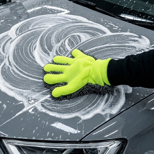 Luxe Microfiber Washandschoen