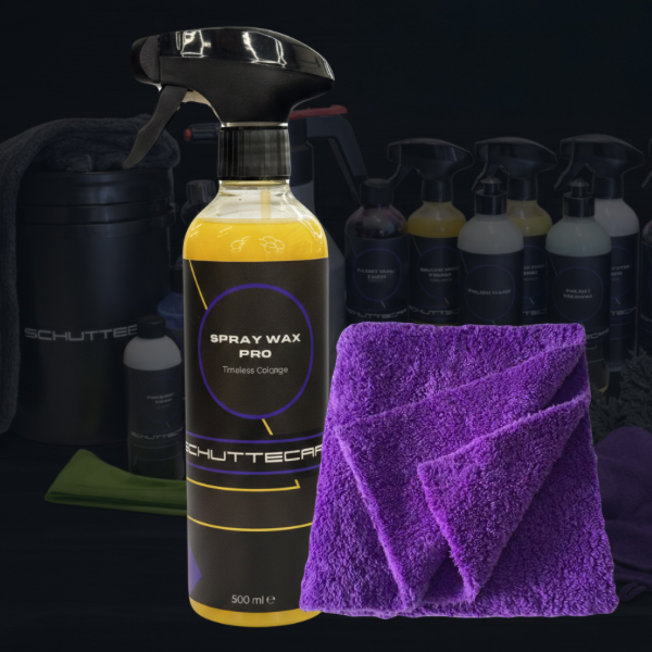 Spray Wax Pro + Naadloze Poetsdoek